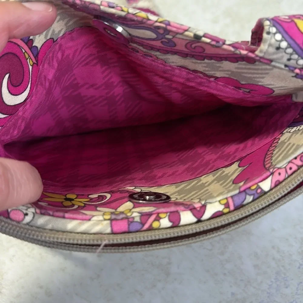 Vera Bradley Paisley meets Plaid Crossbody